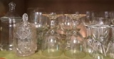 Large Lot of Clear Assorted Glassware (LPO)