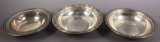 (3) Sterling Silver Small Bowls