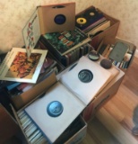 Large Lot of Records: 33's, 78's and 45's (LPO)