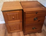 (2) Wood File Cabinets (LPO)