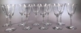 (10) Etched Fostoria Water Goblets - Laurel Pattern (LPO)