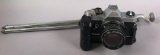 Pentax MX 35mm Camera with Tripod