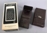Vintage Texas Instruments TI-2500 Calculator in Original Box w/Manual plus