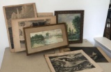 Original Drawings and (2) Framed Painting by John McCrady (LPO)