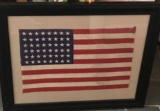 Framed 48 Star US Flag (LPO)