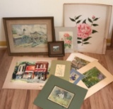 Original Watercolor and Acrylic Paintings (LPO)