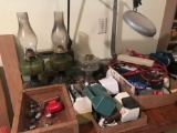 Table-top Clean-Out Lot with Oil Lamps (LPO)