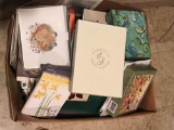 Box of Note Cards, Greeting Cards, Christmas Cards and Stationery
