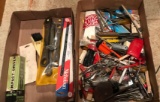 (2) Boxes Miscellaneous Tools: Knives, Pliers, Wrenches and Impact Driver (LPO)