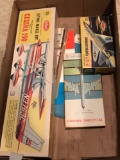 Guillow's Cessna 150 Flying Model Kit and Aurora Fighter Bomber Model