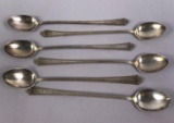 (6) Sterling Silver Iced Tea Spoons