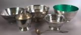 Assorted Silverplate Bowls and (1) Small Ladle