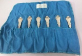 (6) Sterling Teaspoons in Protective Wrap - Monogrammed