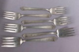 (6) Sterling Silver Salad Forks