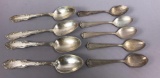 Sterling Silver Spoons - 9 pieces