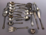 Assorted Sterling Silver Serving Pieces - 23 pieces