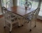 Kitchen/Breakfast Table with 4 Chairs on Rollers (LPO)