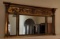 Neo-Classical Gold Tone Mantle Mirror (LPO)