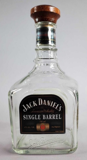 Jack Daniel's Single Barrel Bottle/Decanter Signed by Distiller Jimmy Bedford 2007