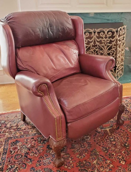 Barca Lounger Pennsylvania House Leather Recliner (LPO)