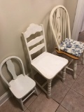 (3) White Chairs (LPO)