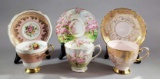 (3) Bone China Cups & Saucers