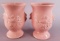 (2) McCoy Birds & Cherries Vase