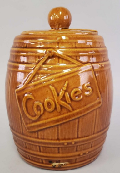 McCoy Cookie Barrel "Cookies"