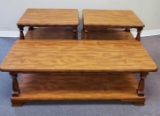 (1) Coffee Table & (2) Side Tables w/Drawer (LPO)