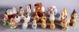 (12) Pairs of Salt & Pepper Shakers Chicken Theme