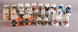 (12) Pairs of Salt & Pepper Shakers Souvenir Theme