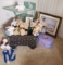 Painted School Desk, Toy Chest, Stuffed Animals and more (LPO)