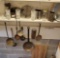 Assorted Vintage Kitchen Tools: Ladles, Graters, Cutting Board and more. (LPO)