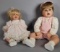 (2) Baby Dolls in Pink
