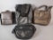 (3) Leather Crossbody Bags and (1) Leather Fanny Pack