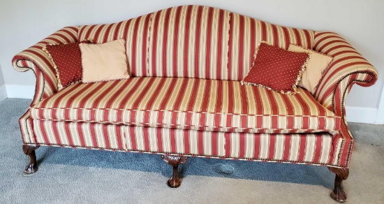 Camelback Sofa with Queen Anne-style Ball & Claw Feet (LPO)