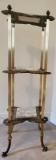 Brass and Marble Plant Stand (LPO)