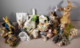 Large Lot of Rabbit Figurines and Decor (LPO)