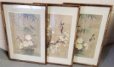 (3) Oriental Prints in Faux Bamboo Frames (LPO)