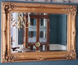 Large Ornate Framed Beveled Mirror (LPO)