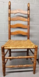 Woven Rush Seat Ladder-back Chair (LPO)