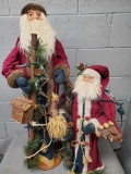 (2) Large Santa Dolls (LPO)