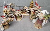 Old Time Pottery Christmas Figurines and Decorations (LPO)