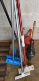 Lot of Mops, Cleaning Supplies and Plunger (LPO)