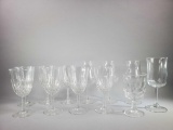 Assorted Goblets and Stemware (12 pieces)