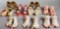 (9) Pair of Salt & Pepper Shakers Feet, Hand, & Shoes Themed
