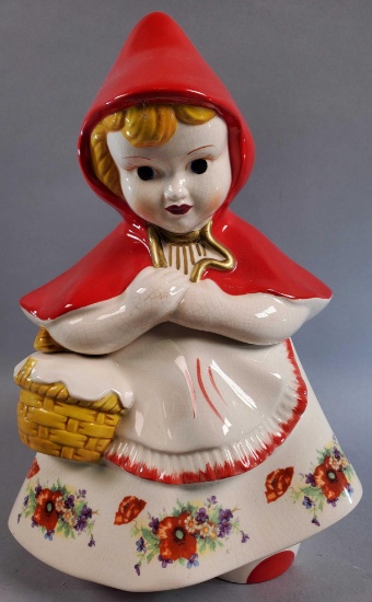 Reproduction Red Riding Hood Cookie Jar