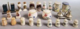 (12) Pair of Salt & Pepper Shakers Classic Themed