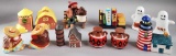 (8) Pair of Salt & Pepper Shakers Miscellaneous Themed