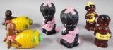 (3) Pair of Salt & Pepper Shakers Black American Themed